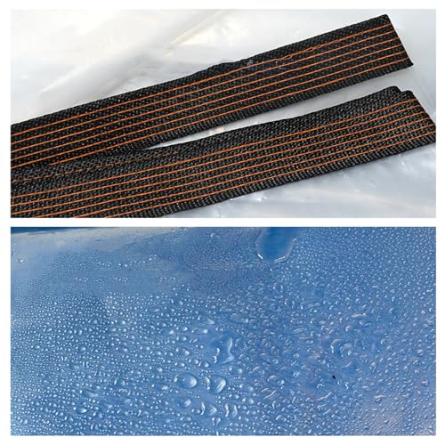 Lona Transparente Resistente 2,5x2,5m Impermeable con Ojales 4
