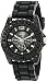 XOXO Women's XO8041 Rhinestone Accent Black Silicone Strap Watch