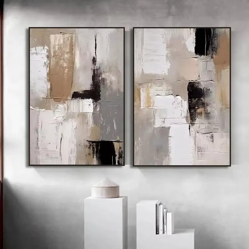 Affiche murale minimaliste en toile haute définition pour salon élégant