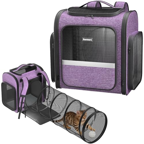 Cat Backpack with Detachable Play Tunnel