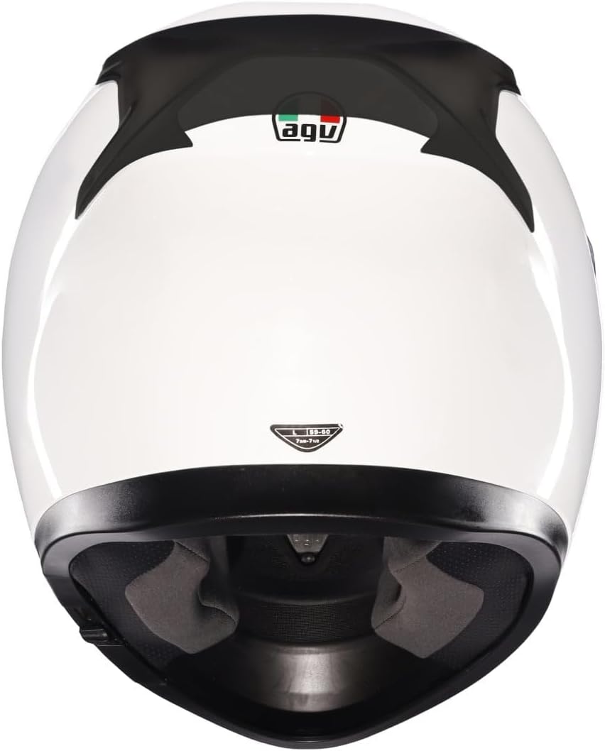 AGV(エージーブイ) バイクヘルメット フルフェイス K3 MONO SETA WHITE