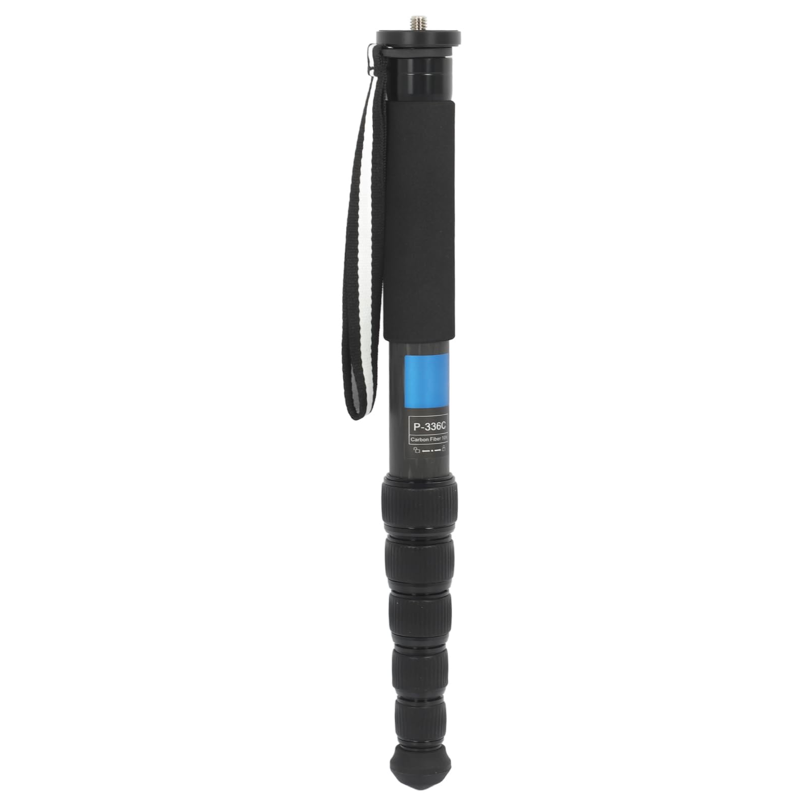 Monopiede Portatile per Fotocamera a 6 Sezioni in Fibra di Carbonio per Fotografia e telefono: Supporto da Viaggio Leggero con Facile Blocco del Piede