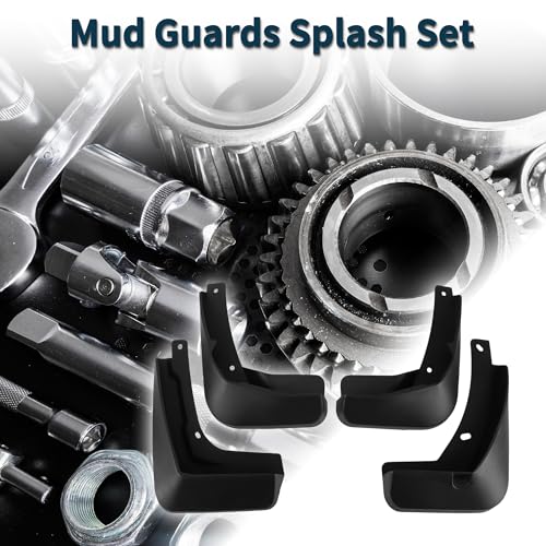 Image of Mud Flaps Splash Guards for Volkswagen Golf Sportsvan 2019-2020 W /Mount Accessories Mud Guards Front and Rear 1 Set
