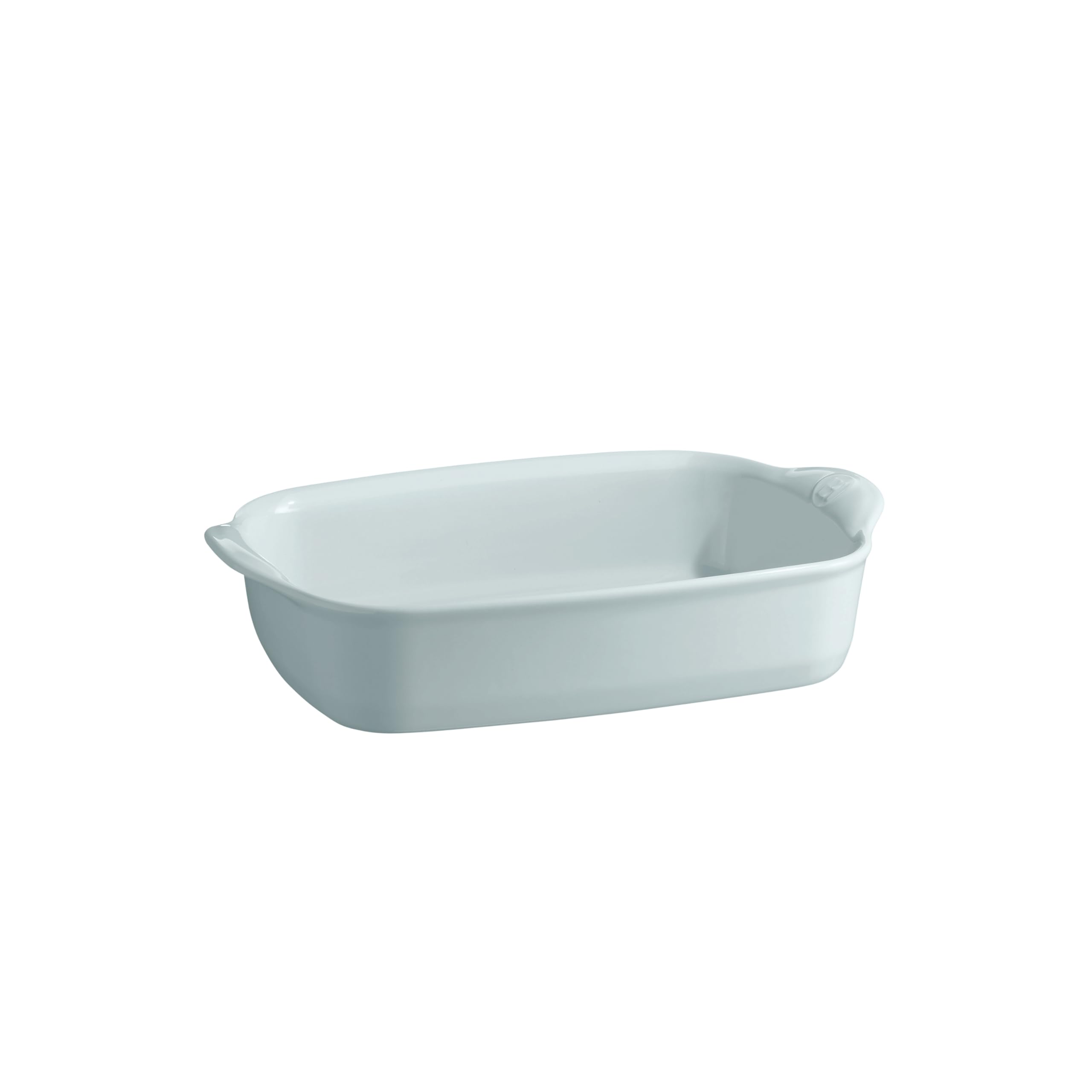Emile Henry Petit Plat Rectangulaire Ultime – 2|4 personnes – Céramique Haute Résistance – Cuisson Homogène et Service du Four à la Table – Coloris Écume – Fabriqué en France