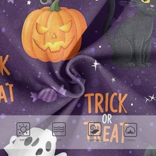 Toddler Panties, Vibrant Halloween Purple Girls' Cotton Brief Underwear, 2–8 Years3