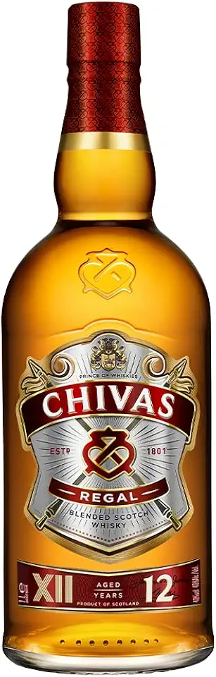 Whisky Chivas Regal 12 anos Blended Escocês - 1 litro