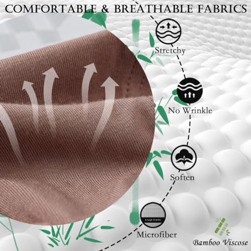 JINSHI Men's Thongs Underwear Sexy Bamboo G String Mens Low Rise Breathable Sport T-Back Bulge Pouch Stretchy Tanga Plus Size3