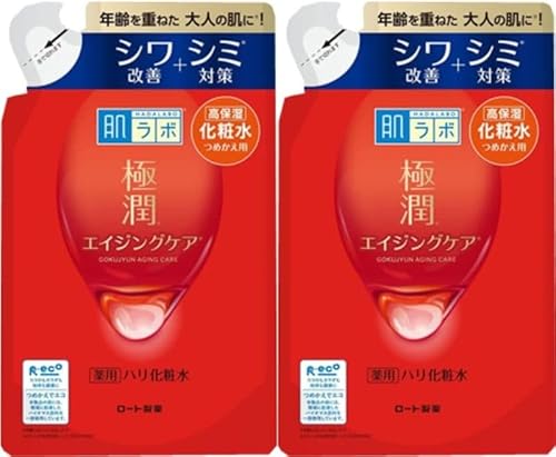 肌ラボ 極潤 エイジングケア 薬用ハリ 化粧水 詰め替え 医薬部外品 無香料 170ml 2個セット