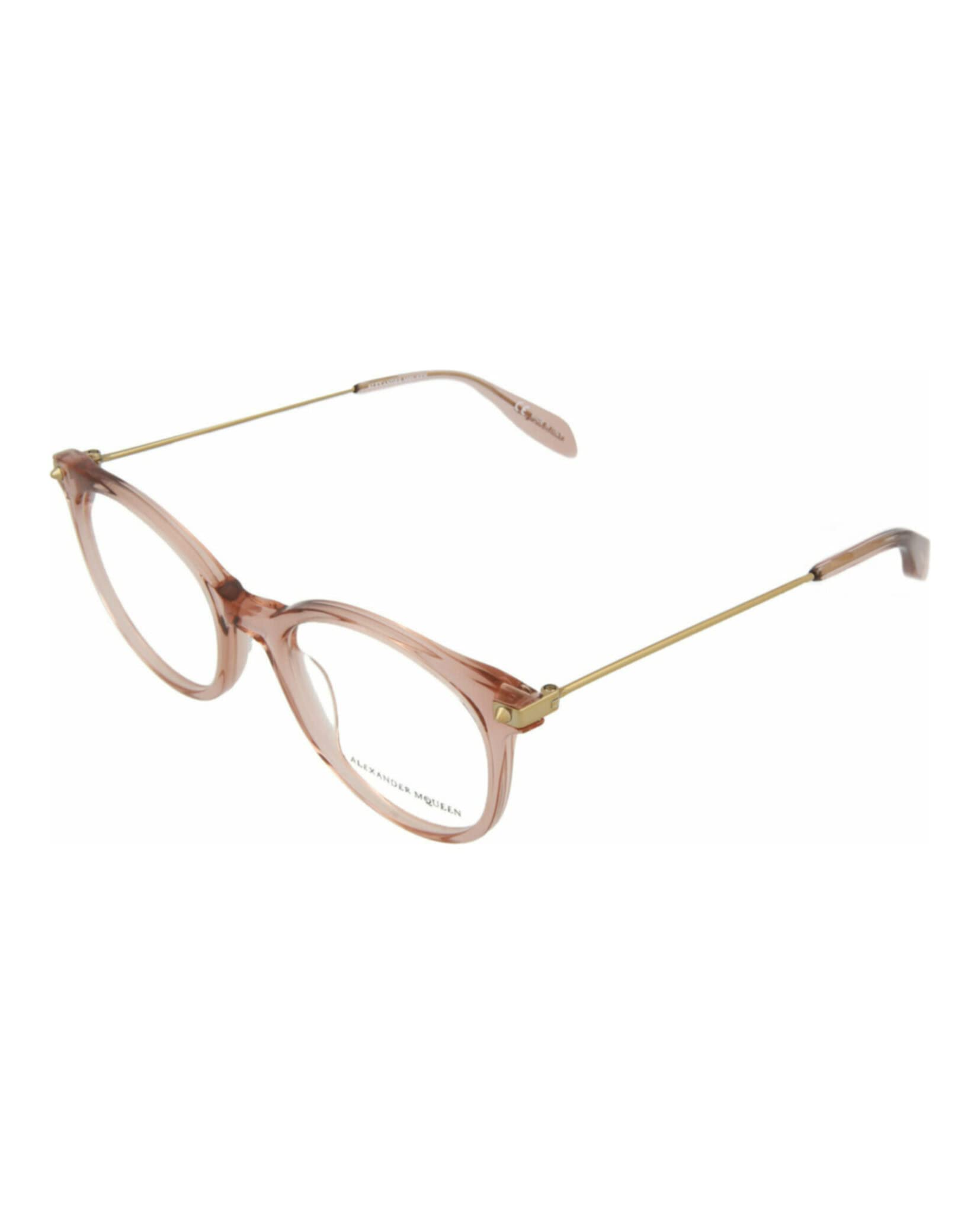 Eyeglasses Alexander McQueen AM 0093 O- 003 Pink/Gold