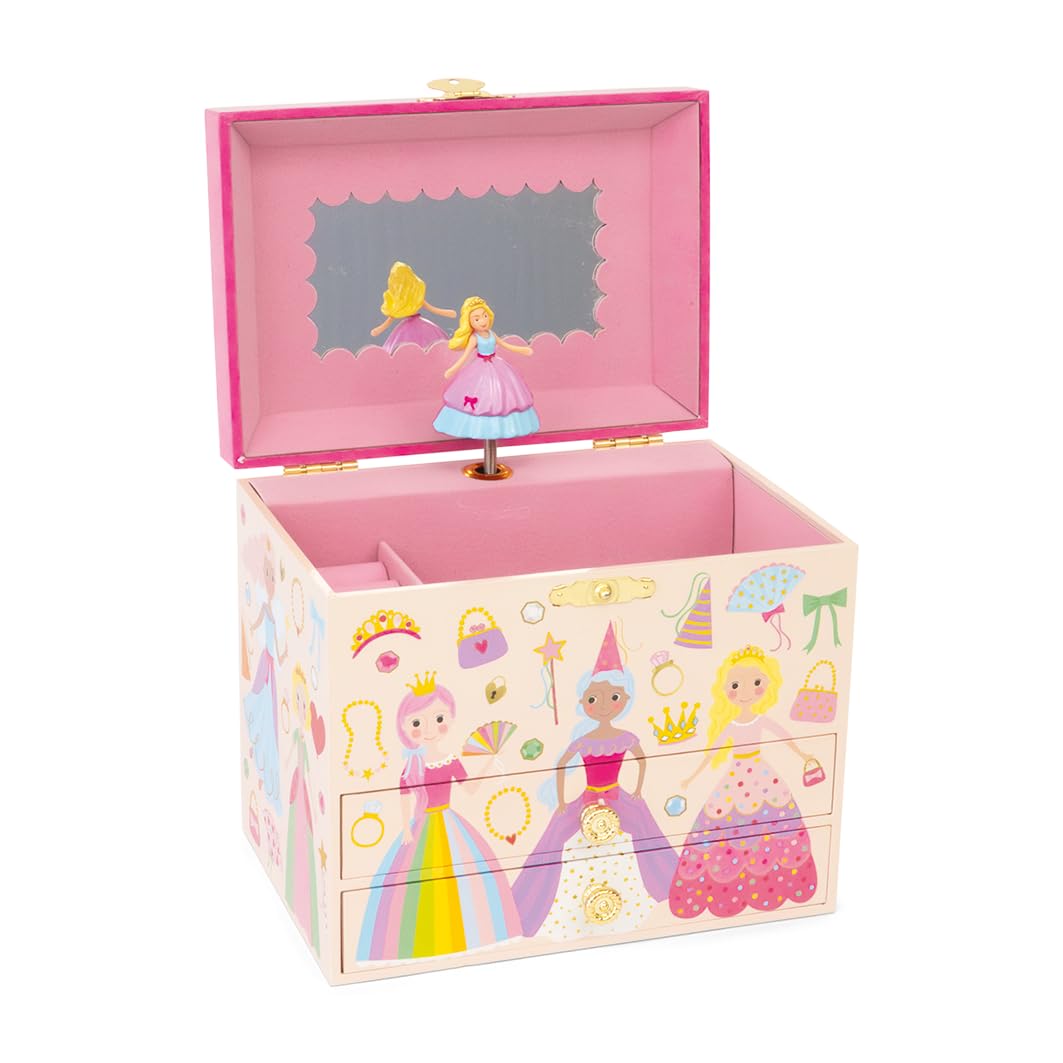 Girls Musical Jewellery Box Princess Dancing Music Case Kids Children Gift Idea