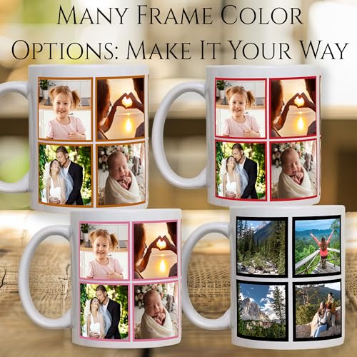Taza personalizada de cerámica 11 oz 8 diseños miniatura 3