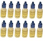 12 Bottles 22k Gold Metal Test Acid Karat Testing Liquid Solution Jewelry Teste