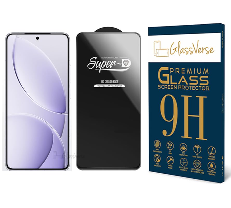 Image of GlassVerse 9H Gorilla Tempered Glass for Redmi K80 Pro | HD Clarity Screen Protector, Ultra Strong 9H Protection, Edge to Edge, Case Friendly, Hassle-less Installation Kit Included. (Pack of 1)
