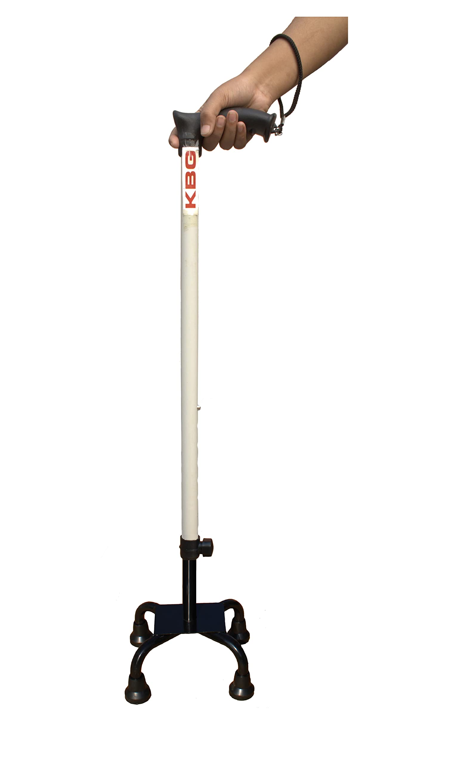 Kbg Surgical 4 Leg Beige Dori Height Adjustable Men Women Old People Walking Stick - Unisex (B09QM2223P) Amazon Price History, Amazon Price Tracker