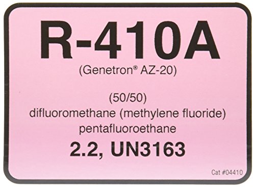 Diversitech R-410A Cylinder Tank Label (04410)