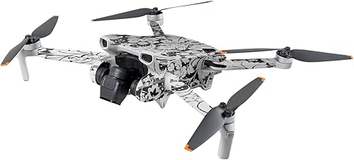 MightySkins Skin compatible con DJI Mini 3 - Floral Retro  Funda protectora de vinilo duradera y única  Fácil de aplicar  Fabricado en los Estados