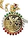 Fran & Co. Gold Plated Coin Centenario Mexicano Moneda 50 Pesos Pendant Chain CZ Oro Cadena 26"