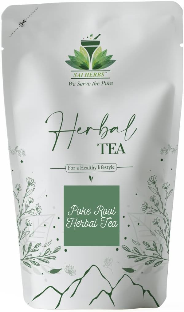 SAI HERBS Poke Root Herbal Tea - Phytolacca Americana - Pure & Natural - Luxury Herbal Tea (100 Grams)