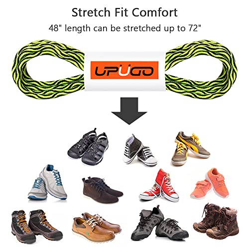 Image of UpUGo Elastic Shoe Laces, No Tie Shoe Laces for All Ages, One Size Fit All | Comfortable for Men, Women, Seniors