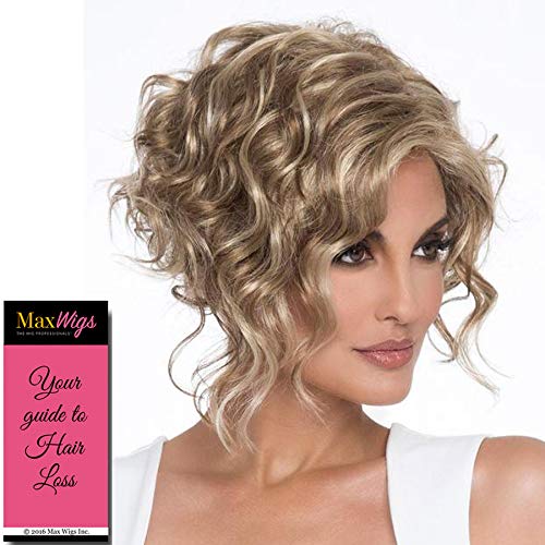 Miniatura 3 de Envy Wigs Kelsey - Peluca de color negro de 11 pulgadas asimétrica en ángulo Bob largo y lujoso, rizos coquetos sintéticos, monofilamento superior,