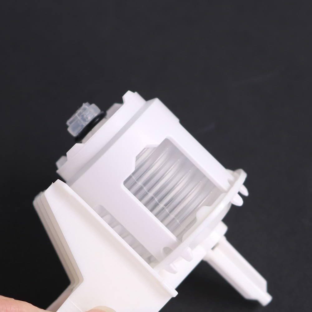 Interruttore a pulsante pneumatico a doppio scarico in plastica bianca per pannello del serbatoio dell'acqua nascosto, valvola di rilascio della pressione dell'aria per bagno cisterna WC installazione