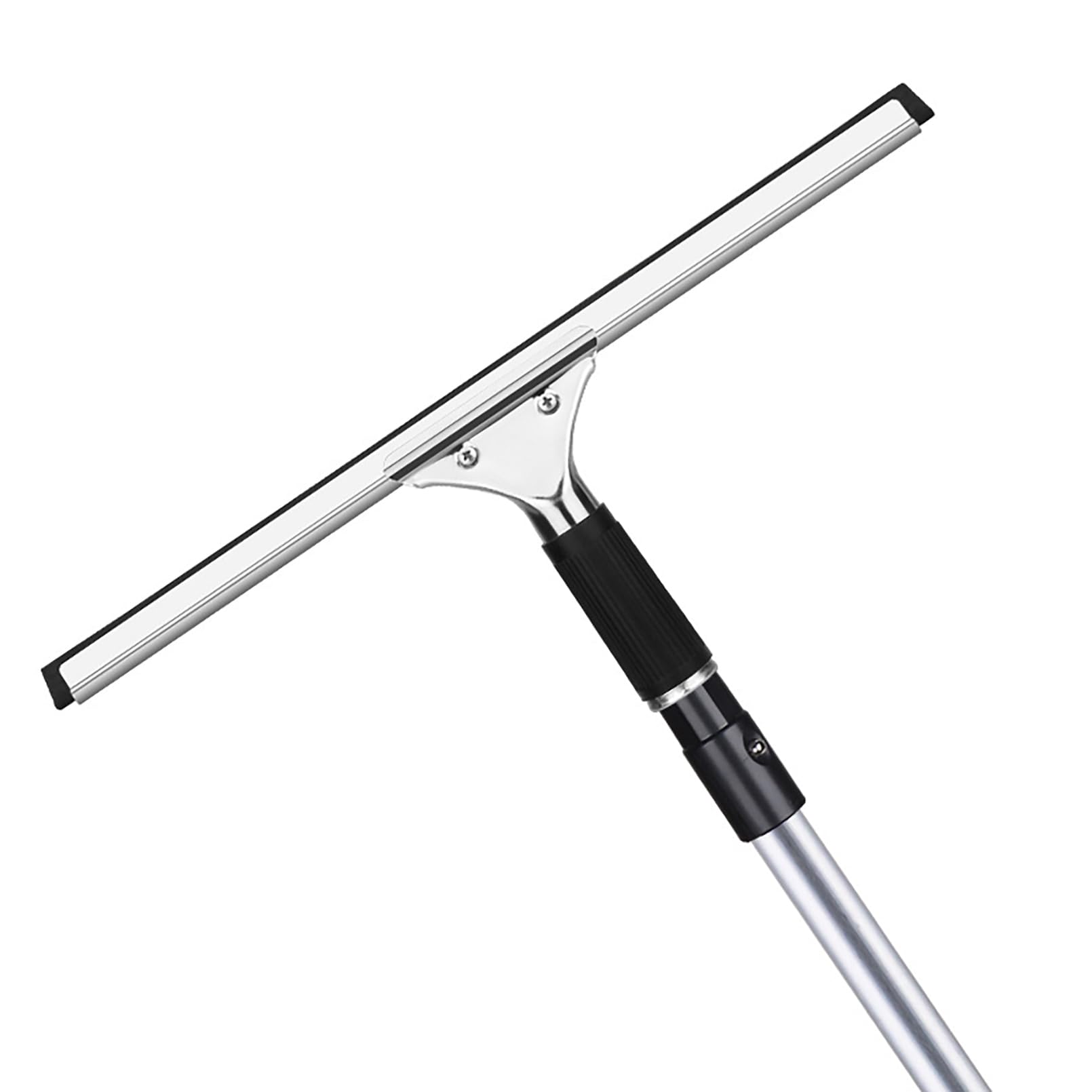 Raclette de Nettoyage - Lave-Vitres avec Tiges d’extension8.5 m - Raclette Vitre pour Centres Commerciaux, Bureaux ou Toute Grande Surface VitréE IntéRieure et ExtéRieure Blanc