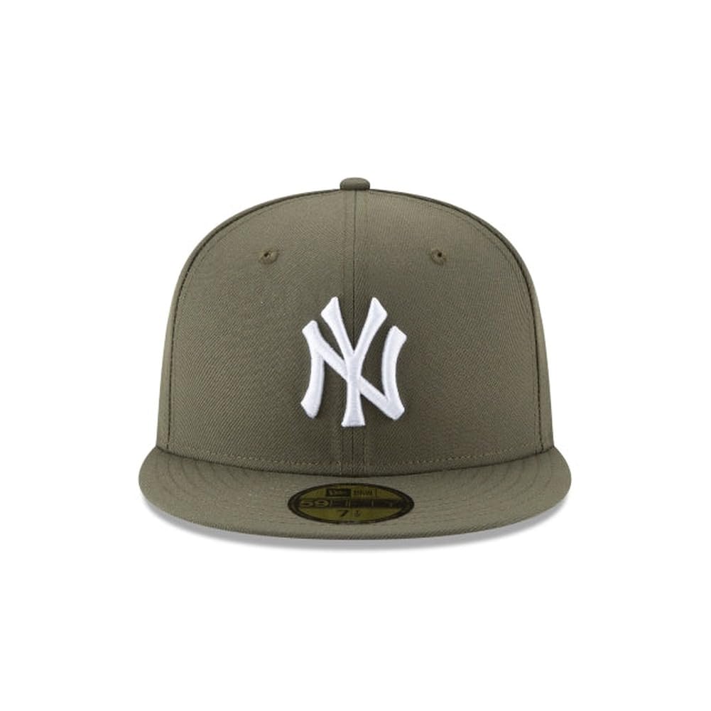 New Era MLB 59FIFTY Baseballkappe New York Yankees Olive Green Collection Fitted On Field Baseball Cap Hat