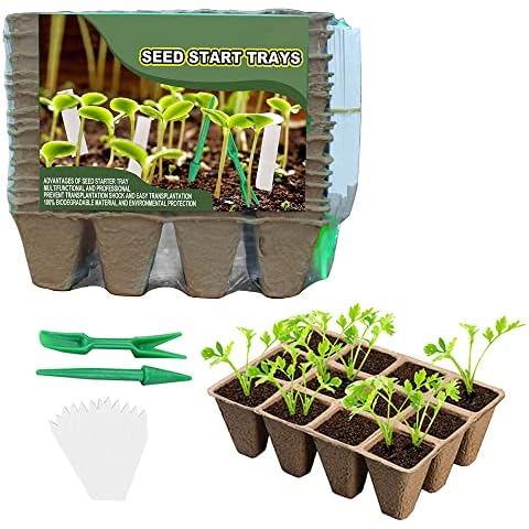 Macetas Biodegradables de Turba con Bandejas Cover