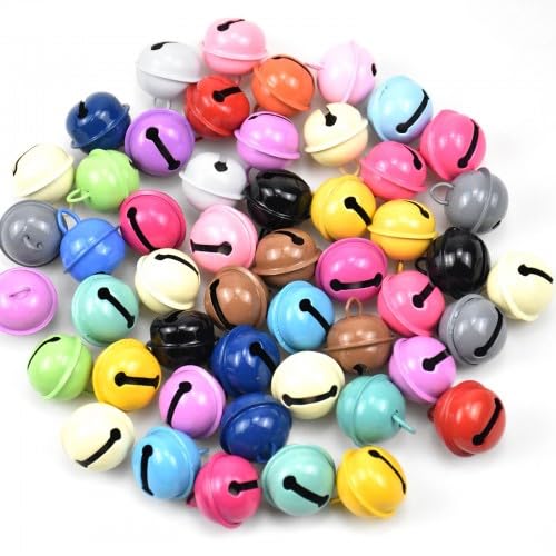 50 Campanelli Decorativi 22mm - Multicolore, Per Natale, Nozze, DIY, Gioielli - Foto 9