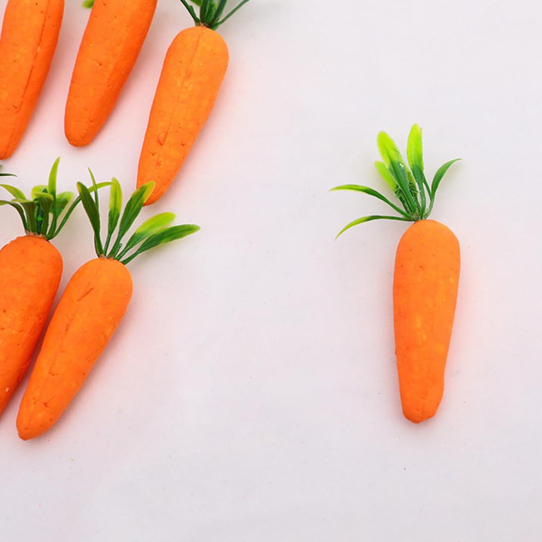 Easter Carrots Decorations Easter Cute Carrots Hanging Decorations Easter Artificial Carrots Easter Foam Carrots 12Pcs.
