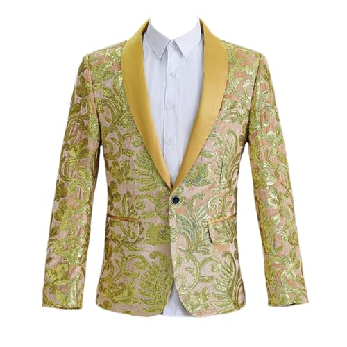 Blazer de performance à paillettes veste slim fit extensible et scintillante