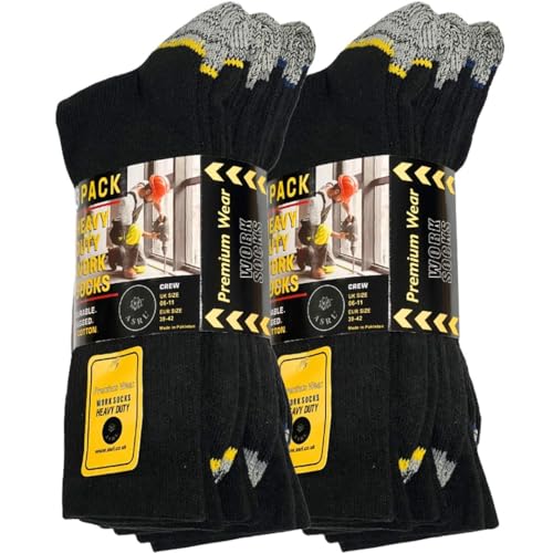 Men's Work Socks Pack Of 6