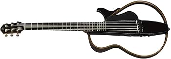 Yamaha Silent Guitar ブラック 6弦 Amazon.com: Yamaha SLG200N TBL Nylon String Silent Guitar with