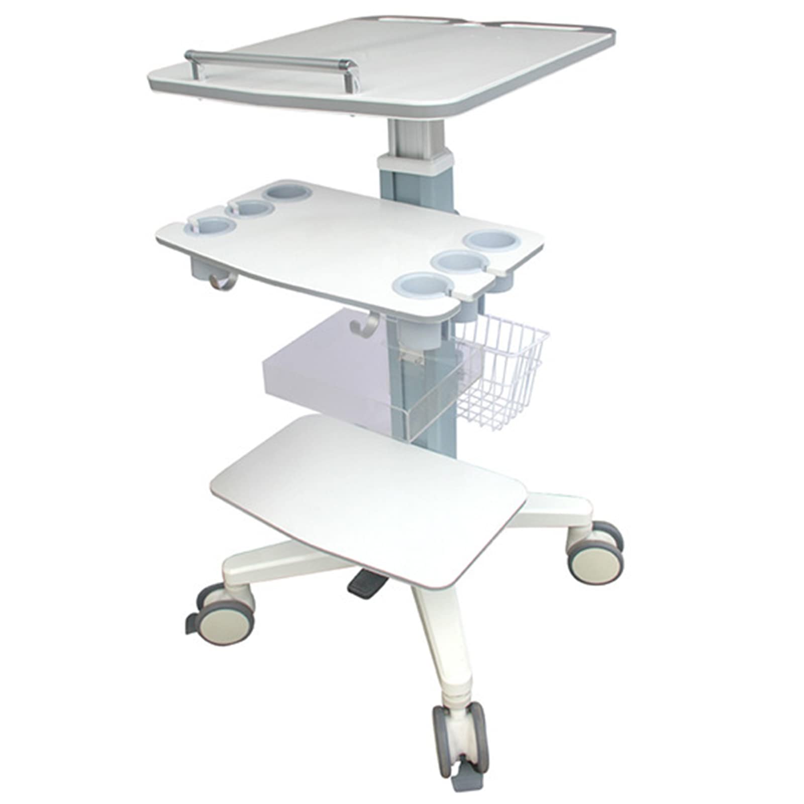 Buy GKPLY Ultrasound Trolley, Wireless Mobile Trolley, 4Tier Rolling