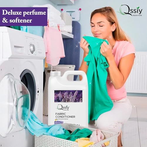 Image of QSSIY 5L Fabric Conditioner | Lavender | Softens Clothes & Towels | Hand & Machine Wash | India