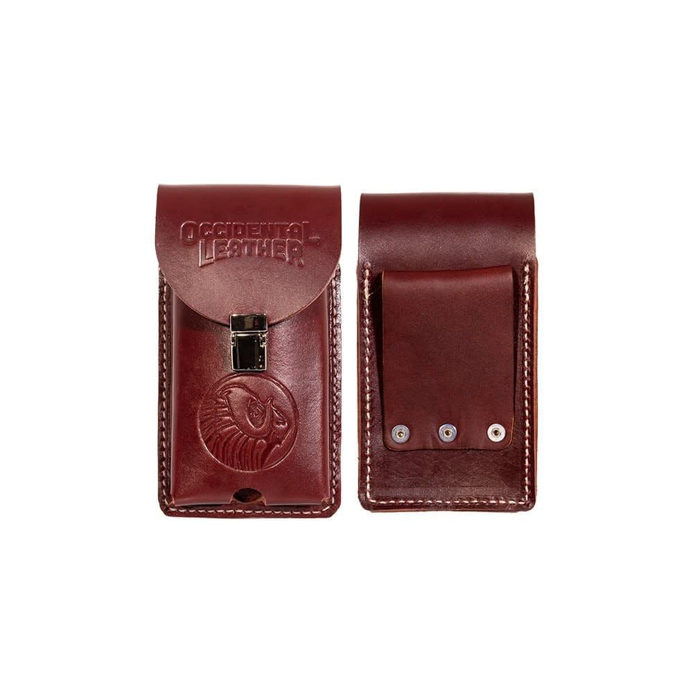 Occidental LeatherXL Leather Phone Holster - Fits Up to a 3" Belt - Secure & Stylish - Flexible Carry - Made in USA