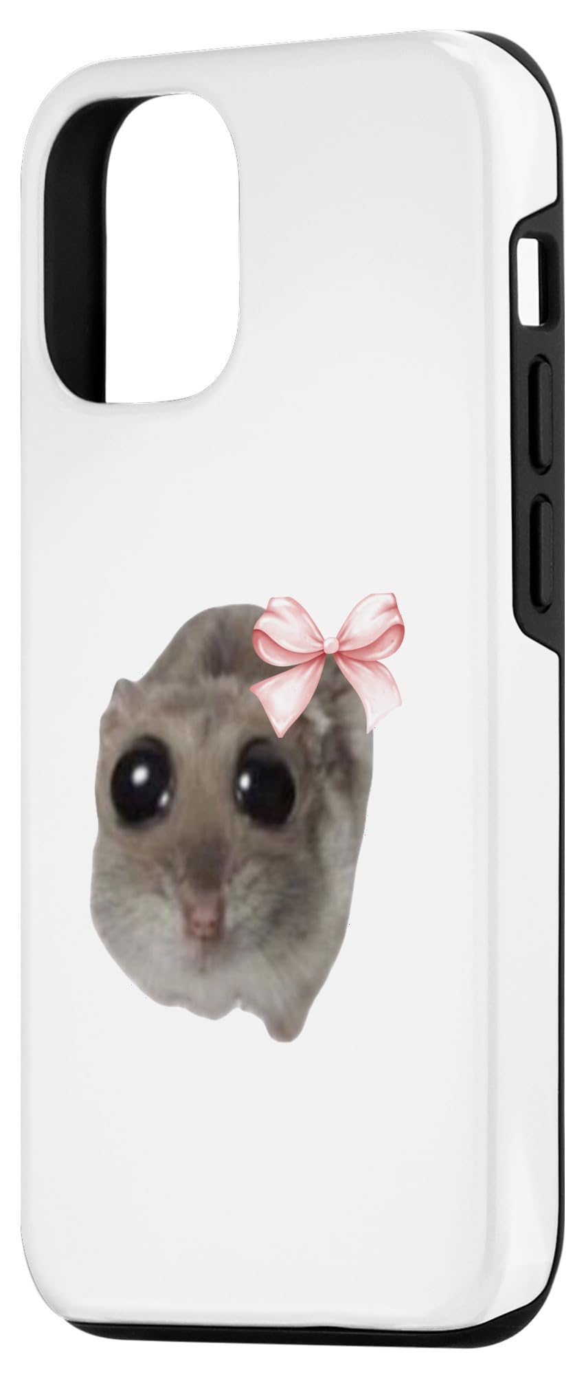 Amazon.co.jp: iPhone 14 蝶結び付き悲しいハムスターミーム