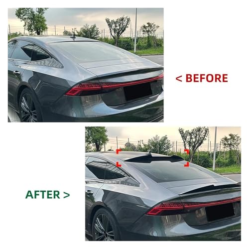 Modification Queue Arrière A7 C8 Look Carbone | Kit Tuning Discret