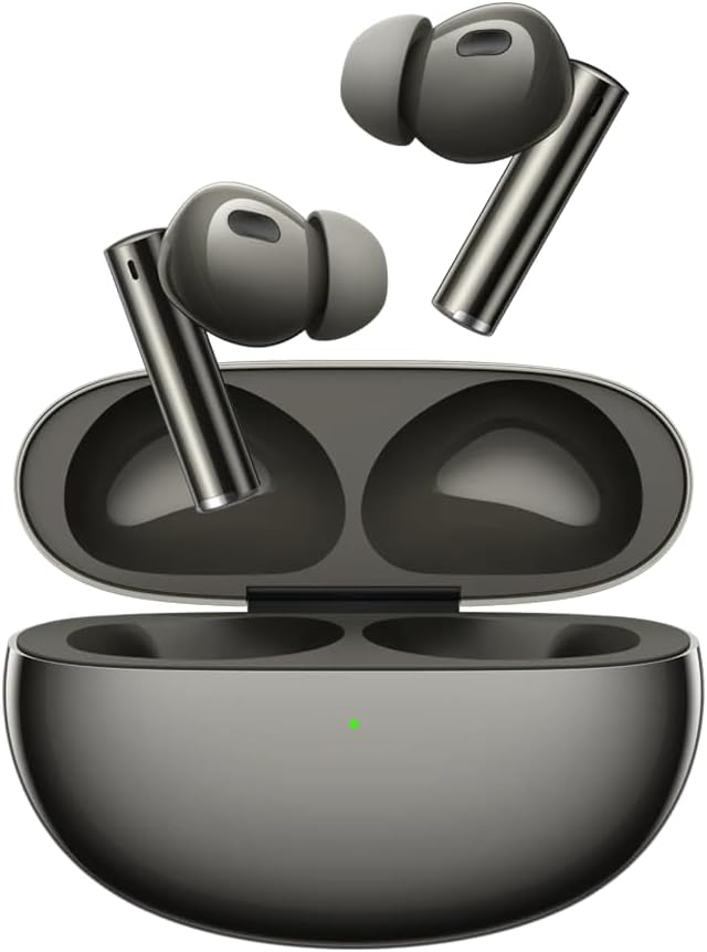 Buds Air 6 Pro True Wireless Earbuds, 50dB Noise Reduction, ANC to Ears and Environment, Hi-Res Sound, LDAC, 3D Audio, 40H Battery, Wireless Charging, Bluetooth 5.3 - (Titanium Twilight)