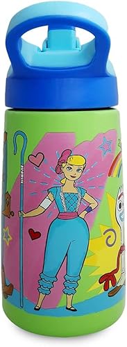 Miniatura 4 de Disney Pixar Toy Story - Botella de agua de acero inoxidable con popote integrado
