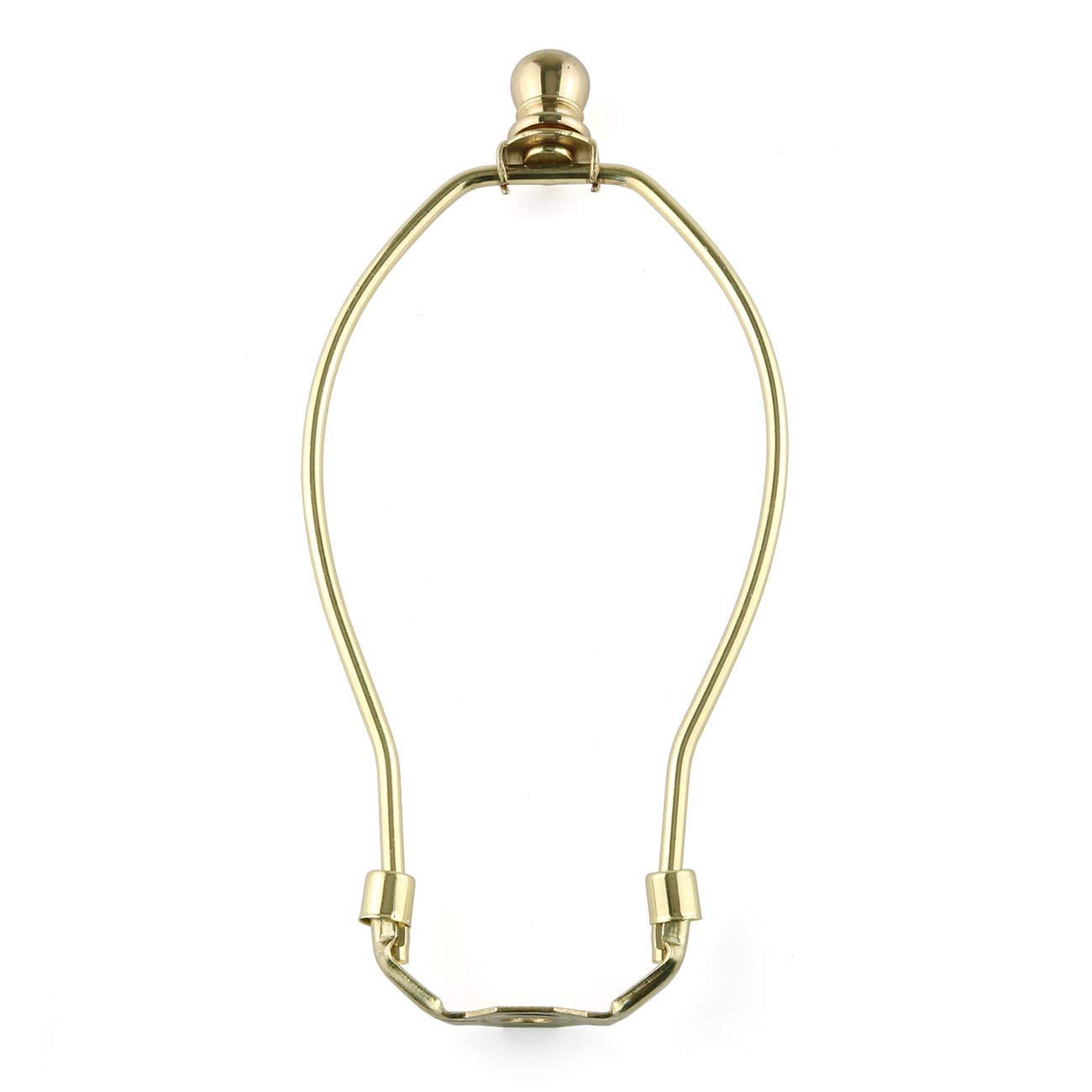 E-outstanding 8" Imitation Gold Lamp Holder Lampshade Horn Bracket with Light Base and Star Lamp Finial for Desk Lamp, Floor Lamp, Vertical Lamp