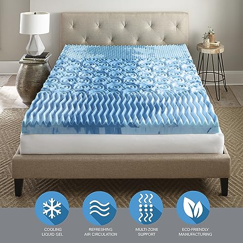 Boyd Sleep King Size Memory Foam Mattress Topper 4 Inch Gel Infused Cooling Contouring Pressure Relief Medium Firm Support by Boyd Sleep - Used condition - Image 3