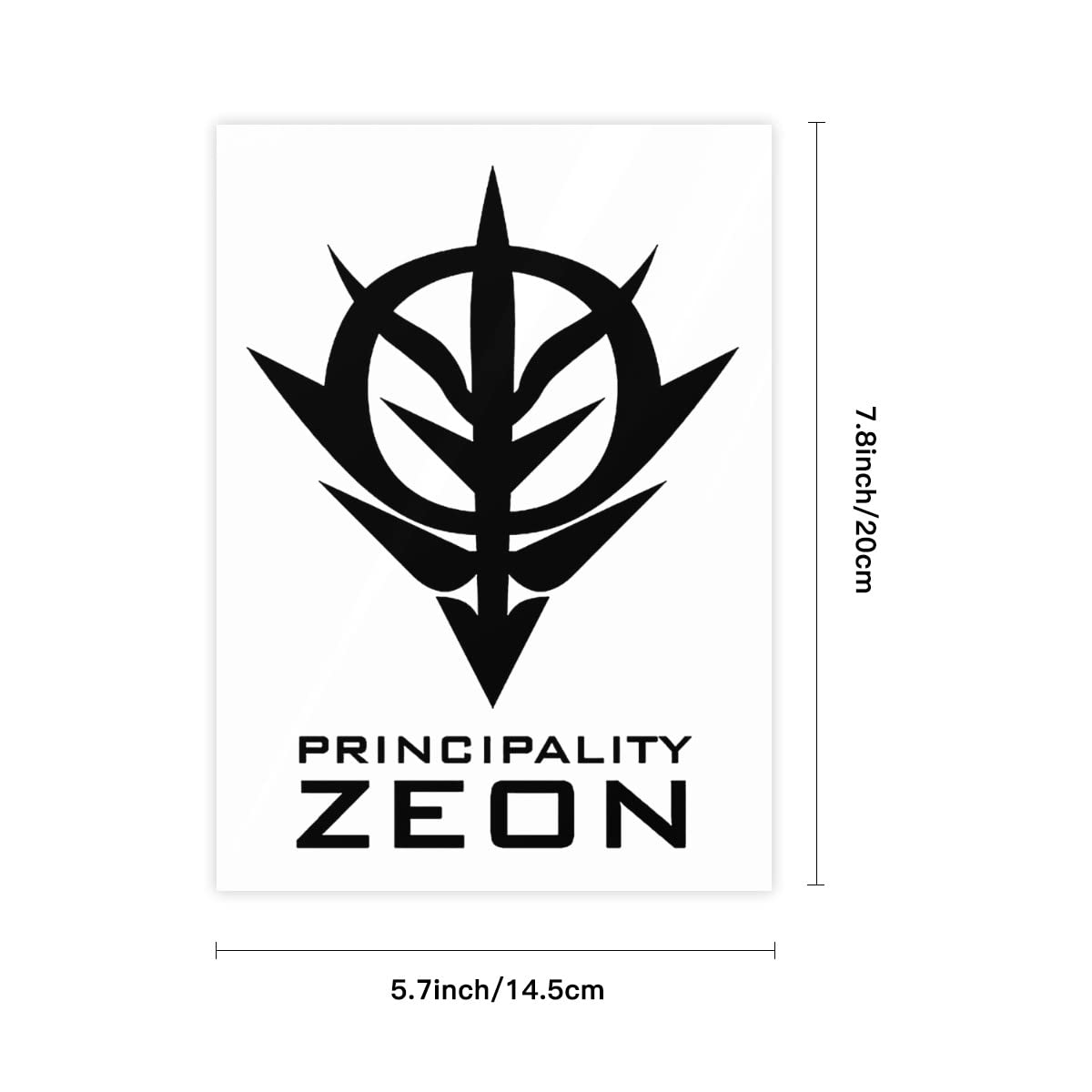 Amazon.co.jp: クリスタルステッカー 防水シール ネオ ジオンガンダム