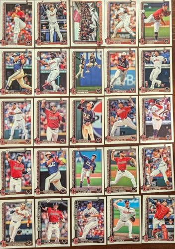 Cleveland Guardians 2025 Topps Complete Mint 25 Card Hand Collated Team Set Featuring Gavin Williams and José Ramírez with 6 Rookie Cards including Connor Gillispie and Andrew Walters Plus