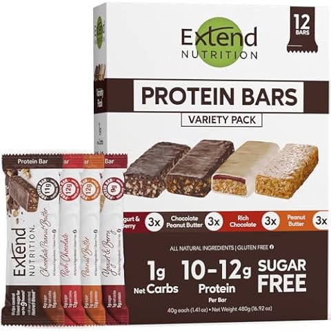 Extend Nutrition Sugar Free Protein Bars Cover