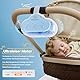 Robofun Kinderwagenschaukler, Einschlafhilfe Baby Wiederaufladbar (USB-C), Schlafhilfe Für Baby Mit 30, 60, 90 Min Timer, 3 Einstellbare Schaukelintensitäten, Universell Für Kinderwagen & Buggy
