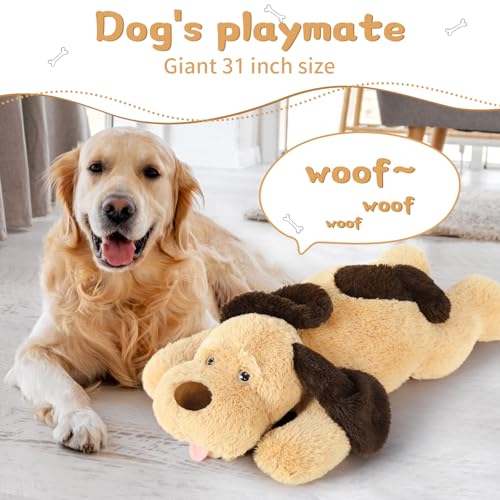 Morismos DOGPILLOW_80CM Puppy Dog Stuffed Animal Soft Plush Dog Pillow, Big Dog Plush Toy thumb #5