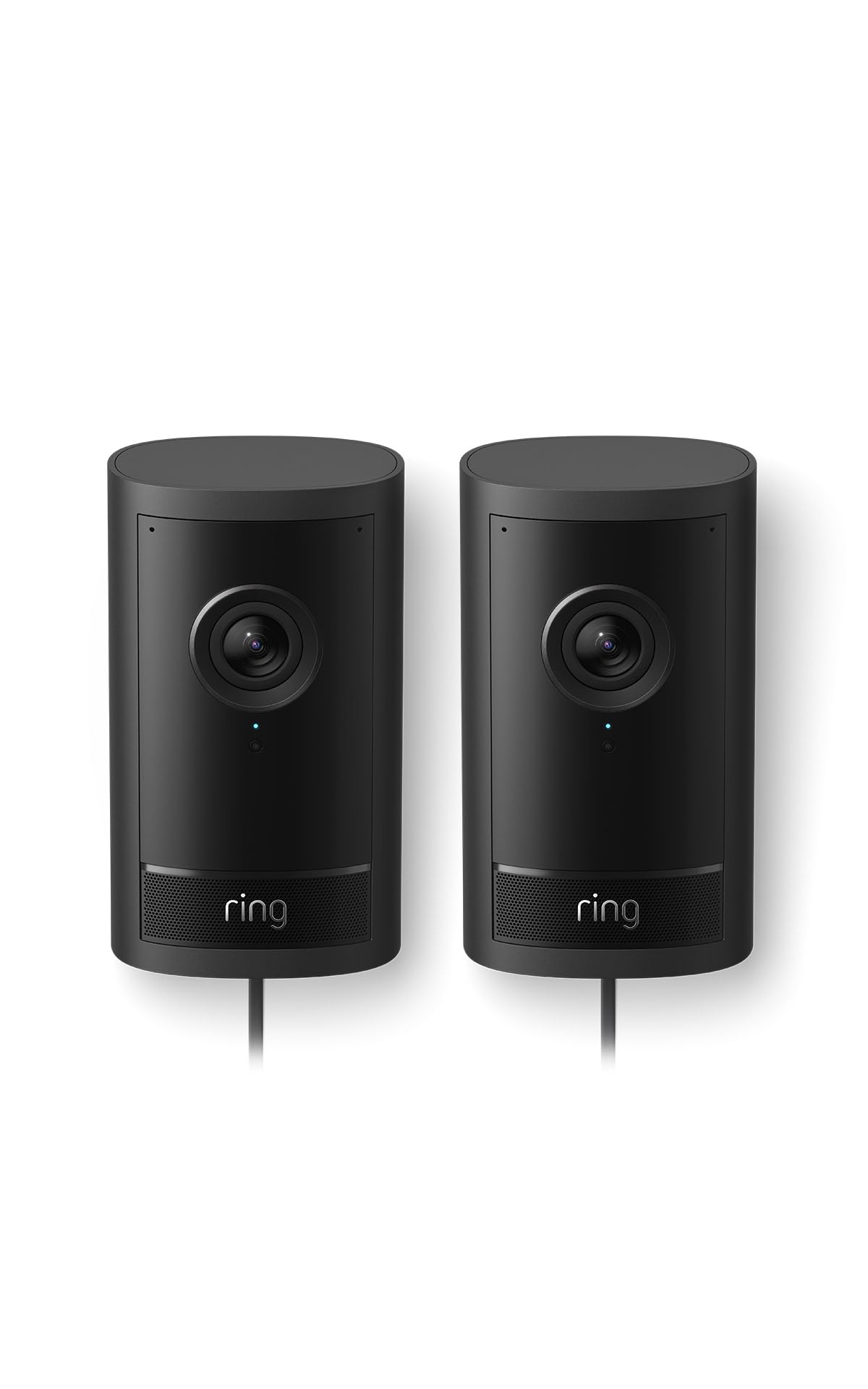 Outdoor Camera Pro Plug-In (newest gen) | Security Camera | Retinal 4K, 10X Enhanced Zoom | DIY Install | 30-day free trial of Ring Subscription Plan | 2 Cameras, Black