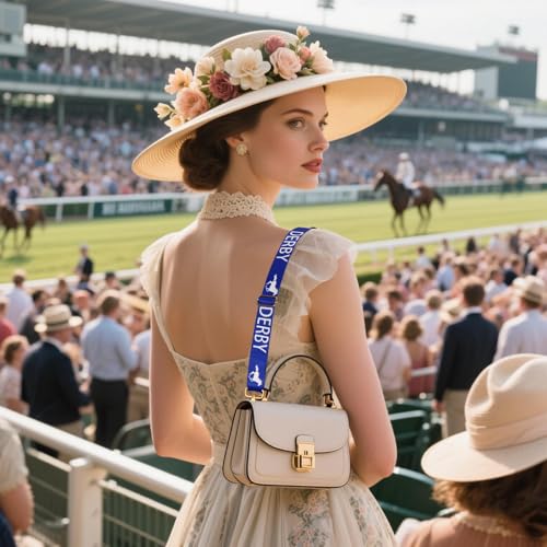 Image of Purse Strap Replacement Kentucky Derby Mother's Day Graduation Rainbow Pride Western Crossbody Shoulder Bag Straps