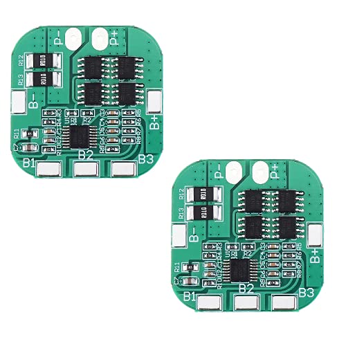 DollaTek 2Pcs 4S 14.8V 16.8V 20A li-Ion BMS PCM Placa de protección de batería para batería de Litio 18650